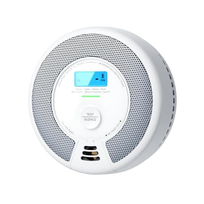X-Sense Smoke Detector Carbon Monoxide Detector Combo, SC07, 1-Pack | 10-Year Sealed Battery (Not Hardwired), 2-in-1 Smoke & CO Detection, LCD Display, UL 217 & UL 2034 Certified - size: 1-Pack
