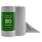 Jessy Home 80 Pack Reusable Paper Towels Grey Microfiber Cleaning Cloth Roll 12"x12" Microfiber Towels for Kitchen, Tear Away Cloth, Lint Free Rags for House,Car,Window,Cleaning Supplies - color: Ash Grey