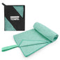 Microfiber Travel Towel for Body Quick Dry Beach Yoga Mat Hiking Backpacking Swimming Pool Camping Towel(Light Green, 1 Pack XL(31.5X70 Inch) - color: Light Green, size: 1 Pack XL(31.5X70 Inch
