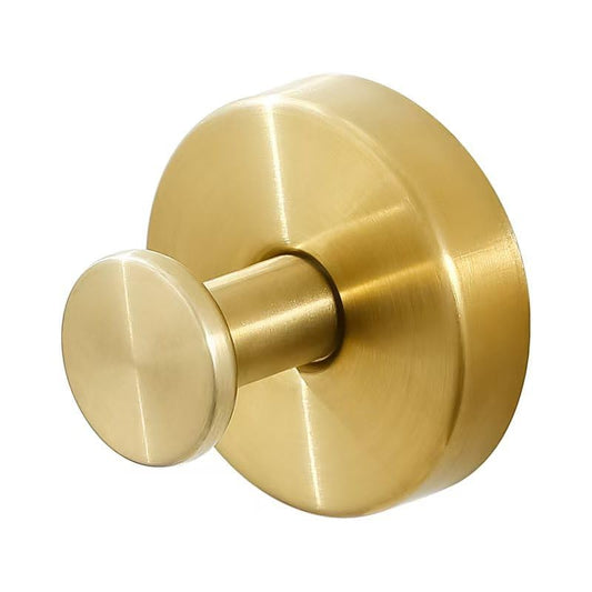 Gold Suction Cup Hooks 2 Pack, No Drill Waterproof Shower Hooks for Bathroom, Strong Hold Removable Towel Hooks for Kitchen Wall, Tile, Glass, Window, Mirror Door - color: Gold