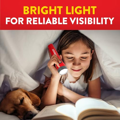 EVEREADY LED Flashlights (8-Pack), Bright Flashlights for Emergencies and Camping Gear, Flash Light with AA Batteries Included, Red/Blue (8-Pack) - color: Blue/Red, size: 8 Pack
