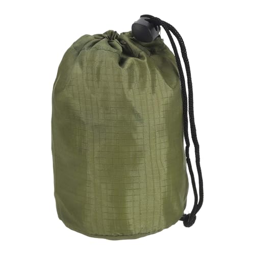 Stuff Sack, Nylon Waterproof Storage Sacks Portable Drawstring Dry Stuff Bag Gear Organization with Toggle, 3x5Inch Fit for Backpacking Camping Traveling Hiking(Dark Green) - color: Dark Green, size: 3 x 5 In