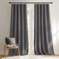 NICETOWN Bedroom Curtains Blackout Curtain Panels - (Gray Color) 52x95 Inch, 2 PCs, Insulating Energy Saving Solid Rod Pocket Blackout Drapes - color: Grey, size: 52"W x 95"L (Pack of 2)