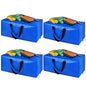 Heavy Duty Large Storage Bags, XL Blue Moving Bags for College Dorm Room Essentials, Moving Supplies Compatible with IKEA Frakta Cart, 4 Packs | 4 Pack Extra Large Storage Bags Totes Moving Boxes Packing Supplies for College Dorm Room Essentials Compatibl