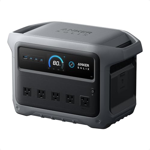 Anker SOLIX C1000 Gen 2 Portable Power Station, 2,000W (Peak 3,000W) Solar Generator, Full Charge in 49 Min, 1,024Wh LiFePO4 Battery for Home Backup, Power Outages, and Camping (Optional Solar Panel) - style: C1000 Gen2
