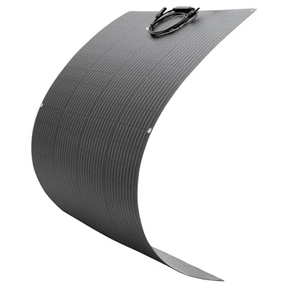 VEVOR Flexible Solar Panel, 200W Semi-Flexible Bendable Monocrystalline Solar Panel, 21.9% Efficiency Mono Off-Grid Charger with MC4 Output, IP67 Waterproof for Marine RV Car Cabin Curved Surfaces - size: 200W