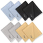 8 PCS Eyeglass Microfiber Cleaning Cloth for Glasses, 6 x7 in Cleaner | Premium Lens Wipes Cloth for Electronics, Glasses, TV Screen, Cell Phone and Laptop, Works Well for Cleaning the Screens