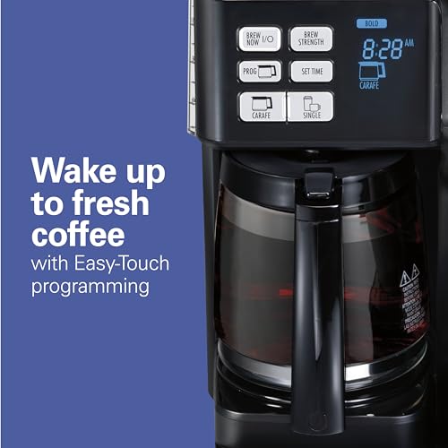 Hamilton Beach FlexBrew Trio 2-Way Coffee Maker, Compatible with K-Cup Pods or Grounds, Combo, Single Serve & Full 12c Pot, Black - color: Black
