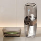 Toothbrush Travel Case & Travel Soap Holder Dish Tray Set of 2, Portable Clear Toothbrush Holders with Cover Leakproof Bar Soap Holder for Traveling School Camping Business Bathroom - color: 2 Pc-b-dark Coffee