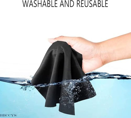Glasses Cleaning Cloths(12 pcs),Microfiber Eyeglass Cleaner Cloth, Lens Wipes Cloth for Cleaning Eyeglasses, Cell Phones, Screens, Lenses, Electronics and All Delicate Surface