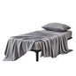 Kingnex 30x75x9 RV Bunk Sheets Set for Narrow Twin Bed Soft Brushed 1800 Microfiber 3 Piece Bedding Set Includes 1 Cot Size Fitted Sheet 1 Flat Sheet 1 Pillowcase Cot Grey - color: Grey, size: Cot 30x75 RV Bunk Set