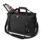 Tirrinia Large Cooler Bag Insulated, 48 Cans Leakproof Soft Camping Coolers, Portable Beach Cooler with Shoulder Strap for Picnic, Beach, Travel Road Trip - color: Black