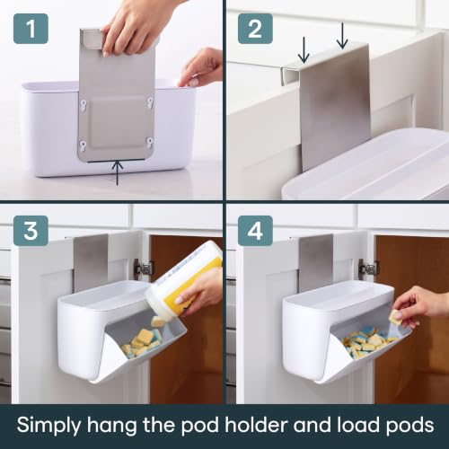 YouCopia DoorStash Dishwasher Pod Holder, Cabinet Door Storage Container - size: Pod Holder