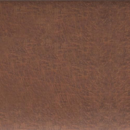SIMPLIHOME Cosmopolitan Storage Ottoman - 34 inch Wide Upholstered Vegan Leather Rectangle Storage Ottoman Bench in Distressed Saddle Brown, Transitional Tufted Ottoman for Entryway with Lift-Up Lid - color: Distressed Saddle Brown