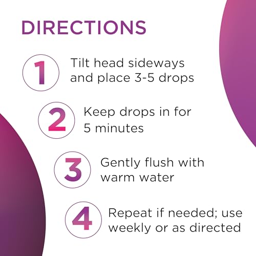 LIPO Earwax Removal Kit - Ear Wax Removal Drops with Bulb Syringe & Ear Plugs - Ear Cleaning Kit for Clogged Ears - Peroxide-Free, Gentle Ear Care for Daily Ear Hygiene & Wax Build-Up Removal