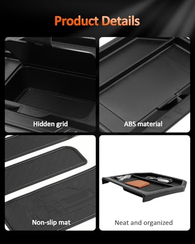 CDEFG for 2025 2026 Ford Maverick Dashboard Organizer Tray - Behind Screen Dash Storage Tray 2025+ Maverick Accessories