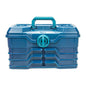 Best Kept | Bathroom Storage Case | Portable Travel Toiletry Case | Shower Lidded Caddy | Travel Toiletry Train Case | Navy Blue - color: Navy Blue