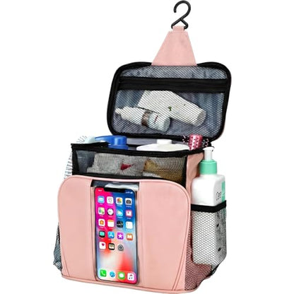 BAIMAY College Dorm room Essentials for Girls, Quick Dry Mesh Shower Caddy-Beige - color: Beige