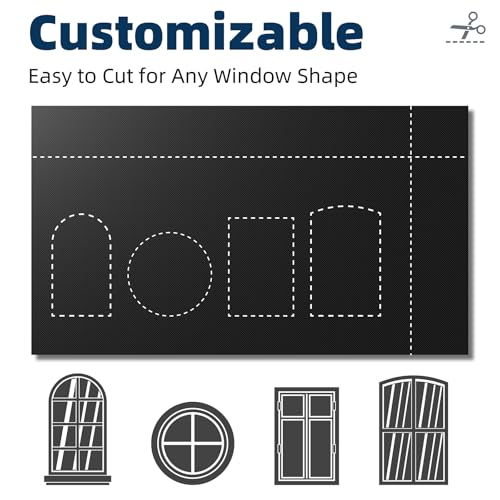 NIGHTON 100% Blackout Curtains for Bedroom, No Drill Black out Blinds With Upgraded Hook and Loop Tape, Portable Blackout Curtains for Window Cover Baby Nursery,Travel,RV- 1 Panel Black 42''W x 60'' L - size: 42"W x 60"L (Pack of 1)