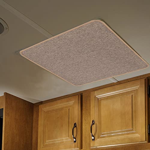 RV Roof Vent Skylight Insulator Window Cover, Sun Blackout Fabric for Camper (16 x 16 inch)- Brown - color: brown