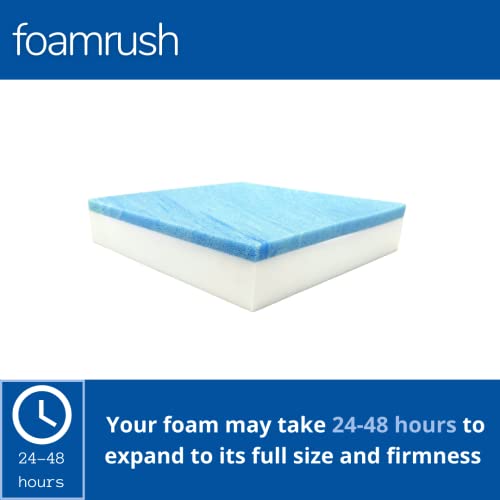 FoamRush 9" x 18" x 20" Gel Memory Foam Bench Cushion Replacement Medium Firm (Upholstery Foam, Seat Replacement, Upholstery Sheet, Foam Rubber Padding, Couch, Sofa Cushion, Mattress) Made in USA - color: Gel + High Density, size: 9" x 18" x 20"