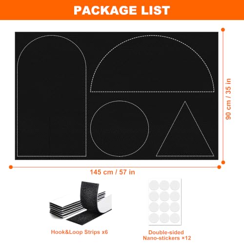 Black Out Window Cover Blackout Blinds No Drill Portable Blacout Curtain | Cuttable, Adhesive, Thermal, Temporary, Darkening Blackout Shades for Bedroom Kitchen Travel Skylight RV Dorm, 40x57 inch - size: 40"W x 57"H