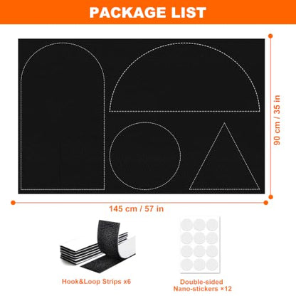 Black Out Window Cover Blackout Blinds No Drill Portable Blacout Curtain | Cuttable, Adhesive, Thermal, Temporary, Darkening Blackout Shades for Bedroom Kitchen Travel Skylight RV Dorm, 40x57 inch - size: 40"W x 57"H