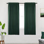 SHINELAND Black Out Living Room Darkening Curtains 72 Inches Long Emerald Green Bedroom Curtains,Blackout Curtains for Living Room 72 Inch Length 2 Panels Set Back Tab/Rod Pocket - color: Emerald Green, size: 52"W x 72"L (Pack of 2)