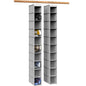 Simple Houseware 2 Pack 10 Shelves Hanging Organizer, Gray - color: Grey, size: 2-Pack