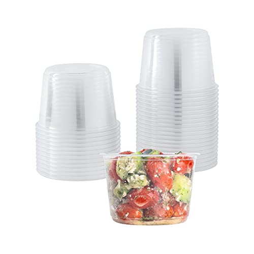 Karat 16oz PET Round Deli Container (117mm), FP-DC16-PET - 500 ct - size: 16oz