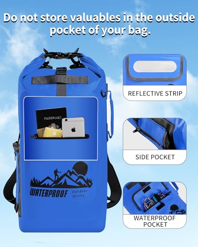 IDRYBAG Dry Bag Backpack - color: Blue, size: 40L