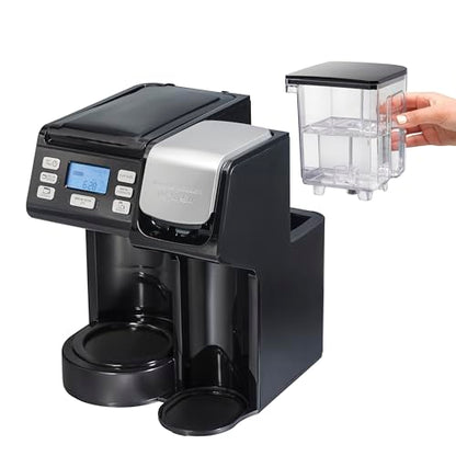 Hamilton Beach FlexBrew Trio 2-Way Coffee Maker, Compatible with K-Cup Pods or Grounds, Combo, Single Serve & Full 12c Pot, Black - Fast Brewing (49902JN) - color: Black, Fast Brewing, New for 2026