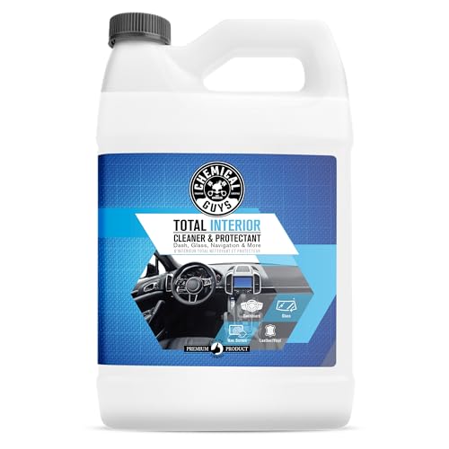 Chemical Guys Total Interior Cleaner and Protectant, Interior Car Cleaner Cleans & Protects Leather, Vinyl, Plastic, Rubber, Glass with a Showroom Finish, Safe for Trucks, SUVs, RVs & More, 128 oz - size: 128 Fl Oz (Pack of 1)