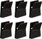 6 Pcs Large Self Adhesive Clips, Wall Tapestry Clips, No Drilling Towel Holder, Adjustable Spring Flag Hanger for Bathroom Kitchen Home Office Hotel, Black