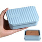 OTHIX Large Leakproof Travel Soap Case for 10 oz Bar Soap, Silicone Soap Container Compatible with Duke Cannon Style Big Bars, Tight-Seal Soap Box for Gym, Camping, Bathroom, Truck Drivers(Light blue) - color: Light Blue