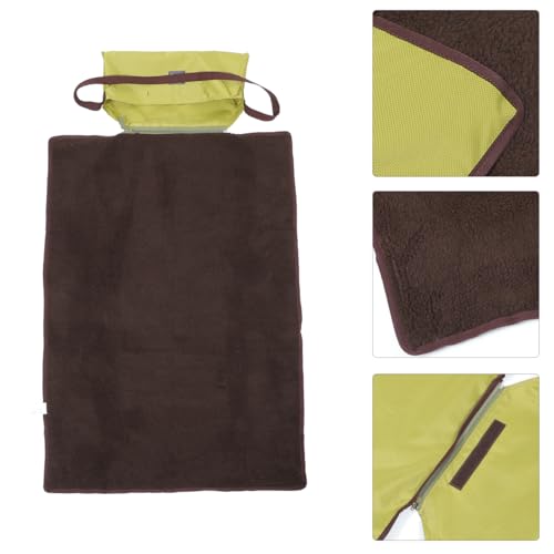 STOBOK Foldable Waterproof Outdoor Dog Mat 39.4X27.6In Portable Self Warming Pet Blanket for Travel Camping Hiking