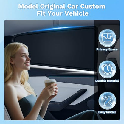 KUST Car Window Shades for BMW X3 2025-2026 Windshield Sun Shade Side Window Cover UV Block Privacy Protection X3 Accessories for Camping Blackout Rear Back Full Set 7PCS - size: FOR | BMW X3 2025-2026 (7pcs)