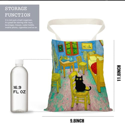 Black Cat Car Trash Bag, Car Trash Bag Hanging, Funny Waterproof Cars Back Seat Hanging Organizer and Storage Trash Bags for Vehicle Travelling Camping - color: Cat10