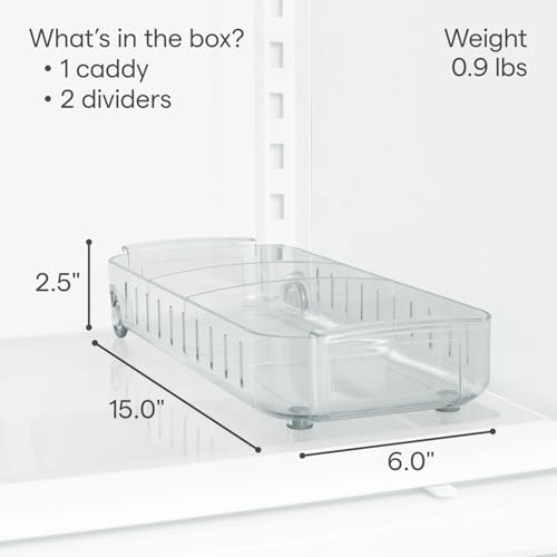 YouCopia RollOut Fridge Caddy, 6" Wide - size: 6" Wide