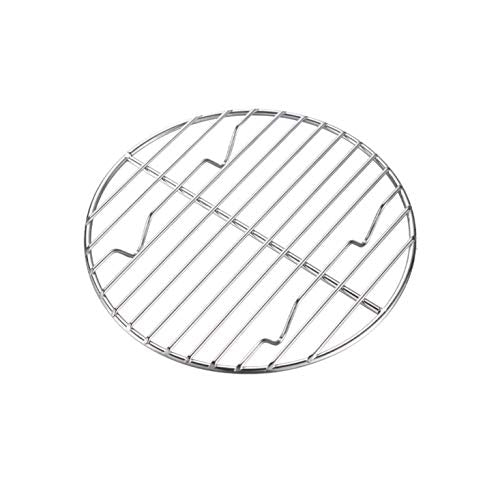 CAMPINGMOON Round Roasting Baking Steaming Cooling Rack Cooking Grid Grill Stainless Steel Fits for Dutch Oven (Diameter φ6.7inch, W17) - color: Dia 6.7 inches, W17