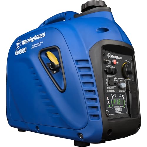 Westinghouse 2800 Peak Watt Super Quiet & Lightweight Portable Inverter Generator, Gas Powered, Parallel Capable, Long Run Time - style: 2800 Watts - Gas Only