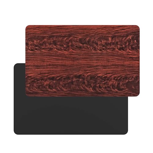 Flash Furniture Glenbrook 30'' x 48'' Rectangular Table Top with Black or Mahogany Reversible Laminate Top - color: Black/Mahogany, size: 30" x 48" Rectangular