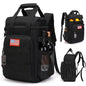 Tactical Backpack Cooler,Lunch Backpack for Men Adults Work with Handle，Soft Cooler Backpack Insulated Waterproof Leak Proof - color: Black