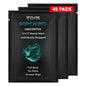 Shower Body Wipes 12"x12", 40 Individually Wrapped Personal Hygiene Body Wipes for Women and Men, Keep Clean After Gym Travel Camping Outdoors Sports, Unscented - style: 40 Wipes 12x12 inch