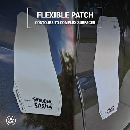 OpenGlass Van Mods - Vandaid Adventure Patches (White, 3 Pack) - Automotive Scratch and Dent Cover, Car Rust Patch & Car Scratch Repair - color: White