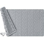 Non Slip Bathtub Mat for Bath Tub Shower - Natural Rubber Mat with 241 Suction Cups - Soft Bathroom Safety Mat - Unique Diamond Pattern - Fatigue Relief - Machine Washable - 16 × 28 Inch - color: Gray, size: 28" x 16" (Rectangular)