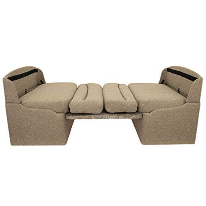 RecPro Charles 36" RV Dinette Booth | Luna Imperial | 1 Leg - color: Luna Imperial, size: 1 Leg