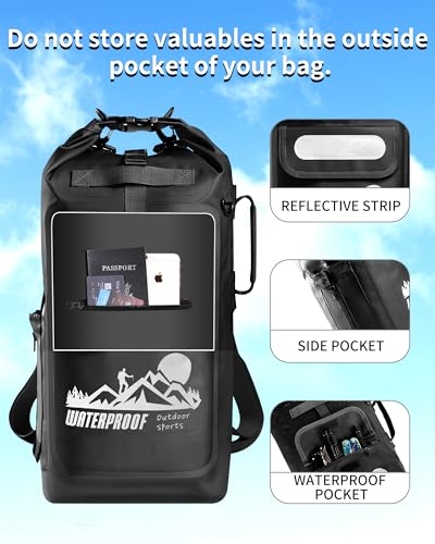 IDRYBAG Dry Bag Backpack - color: Black, size: 30L