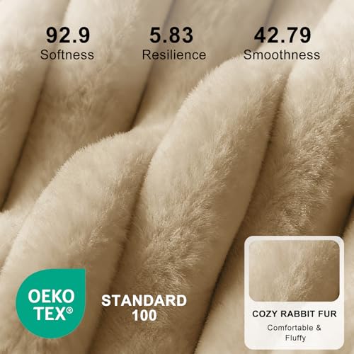 FURTIME Dog Bed Medium Size Dog, Washable Orthopedic Pet Bed with Removable Cover, Rectangle Soft Calming Sleeping Puppy Bed Durable Pet Cuddler with Anti-Slip Bottom, Beige, M Plus (30"x24"x8") - color: Beige, size: M Plus (30"x24"x8")