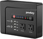 powkey 200W Portable Power Bank with AC Outlet, 146Wh Rechargeable Backup Lithium Battery, 110V Pure Sine Wave AC Outlet for Outdoor RV Trip Travel Home Office Emergency - color: Black